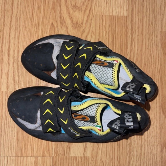 Scarpa Vapor Unisex Velcro Climbing Shoes Men’s Size 7 Women’s Size 8 - Picture 6 of 7